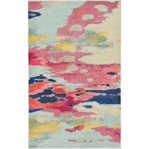 Estrella Laurnell Pink 5' 0 x 8' 0 Area Rug