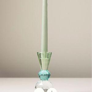 Cut Glass Candle Holder