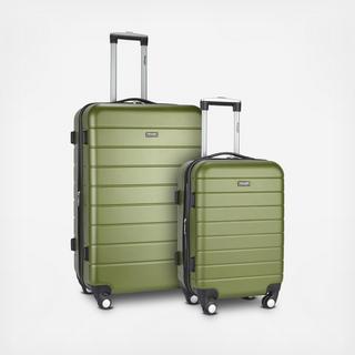 Wrangler 2-Piece Expandable Hardside Luggage Set
