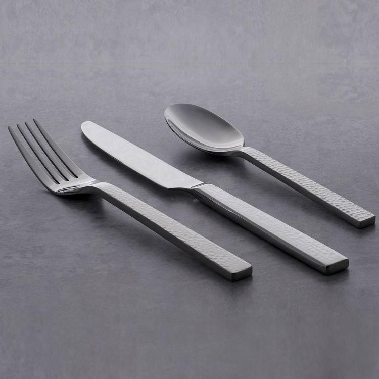 Oneida Brushed Satin Voss 45-Piece Stainless Steel Flatware Set