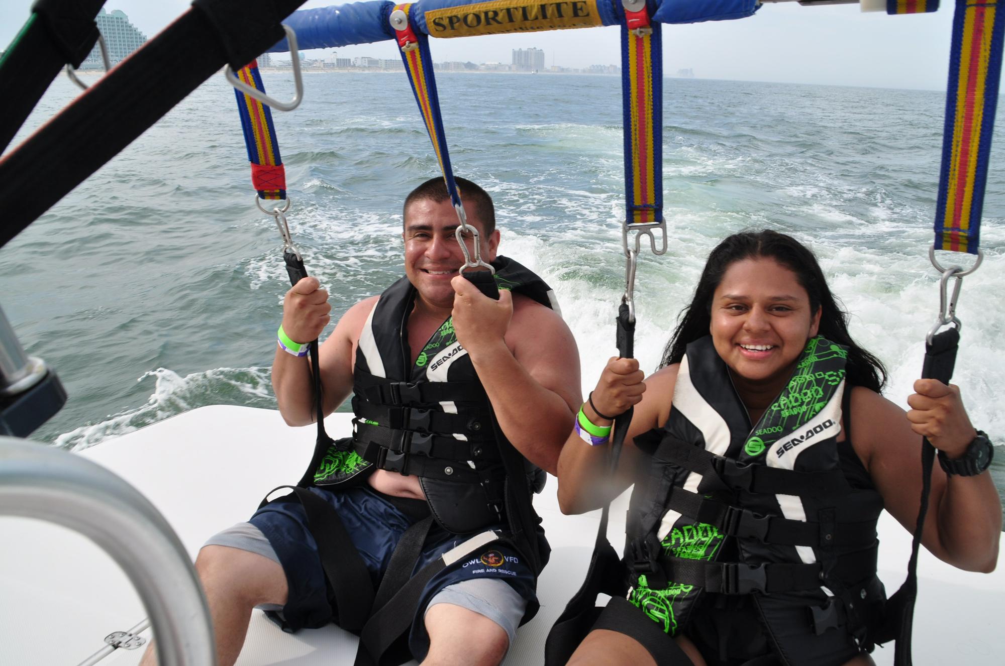 With him I can overcome my fears and be adventurous