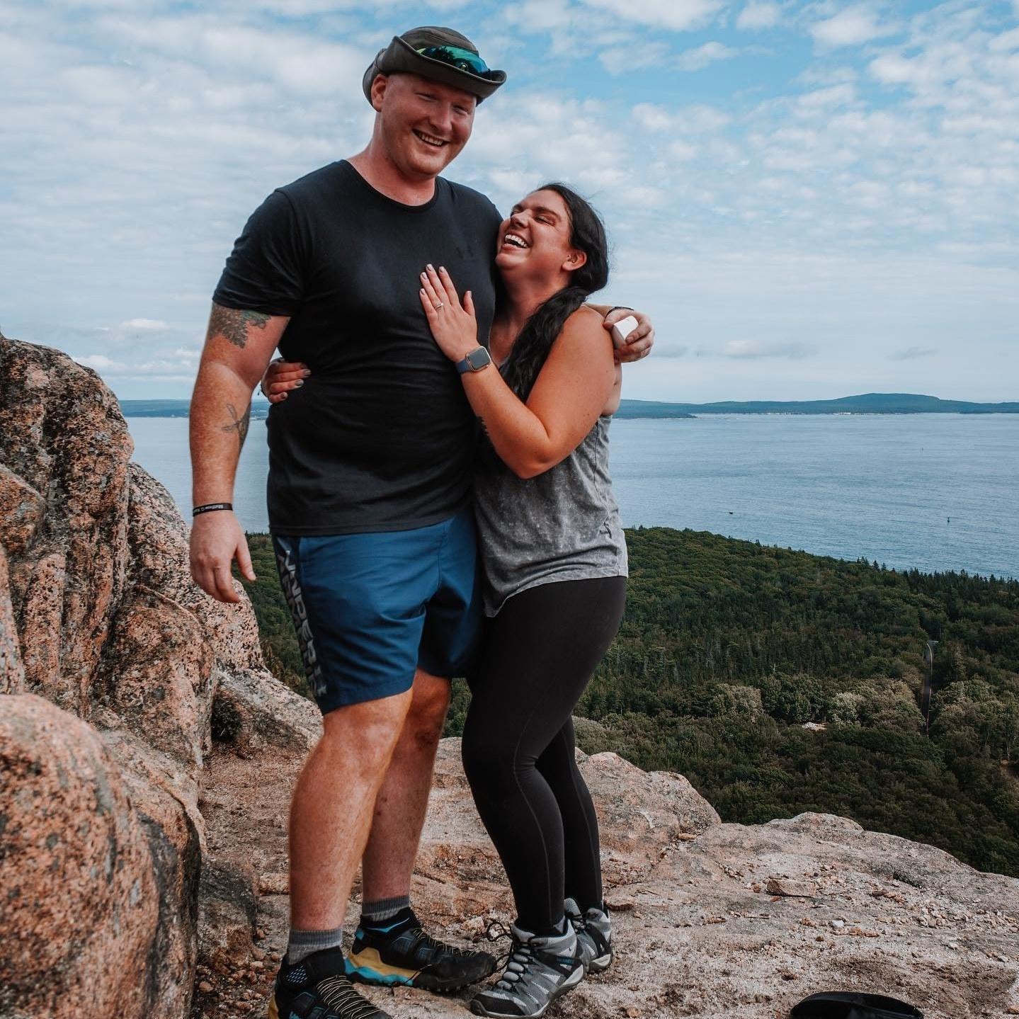 The moment Evan proposed!