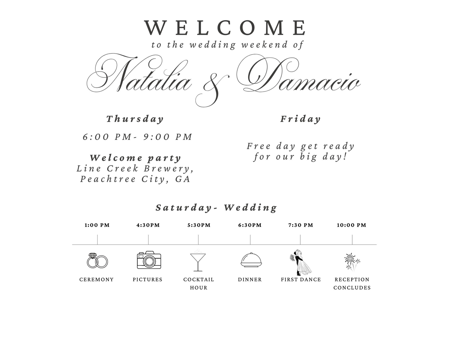 The Wedding Website of Natalia Garzon and Damacio Martinez