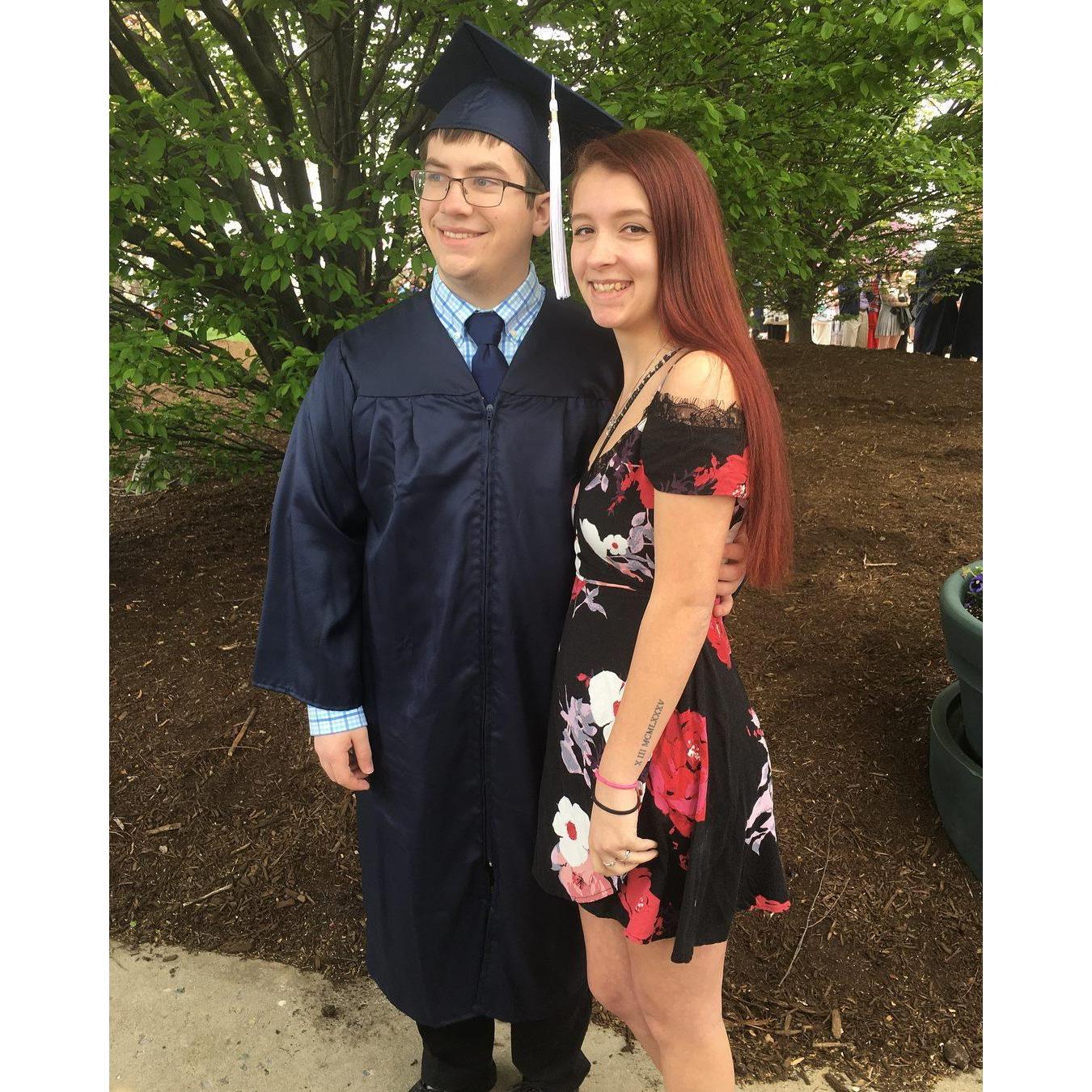 Stu's college graduation, May 2018