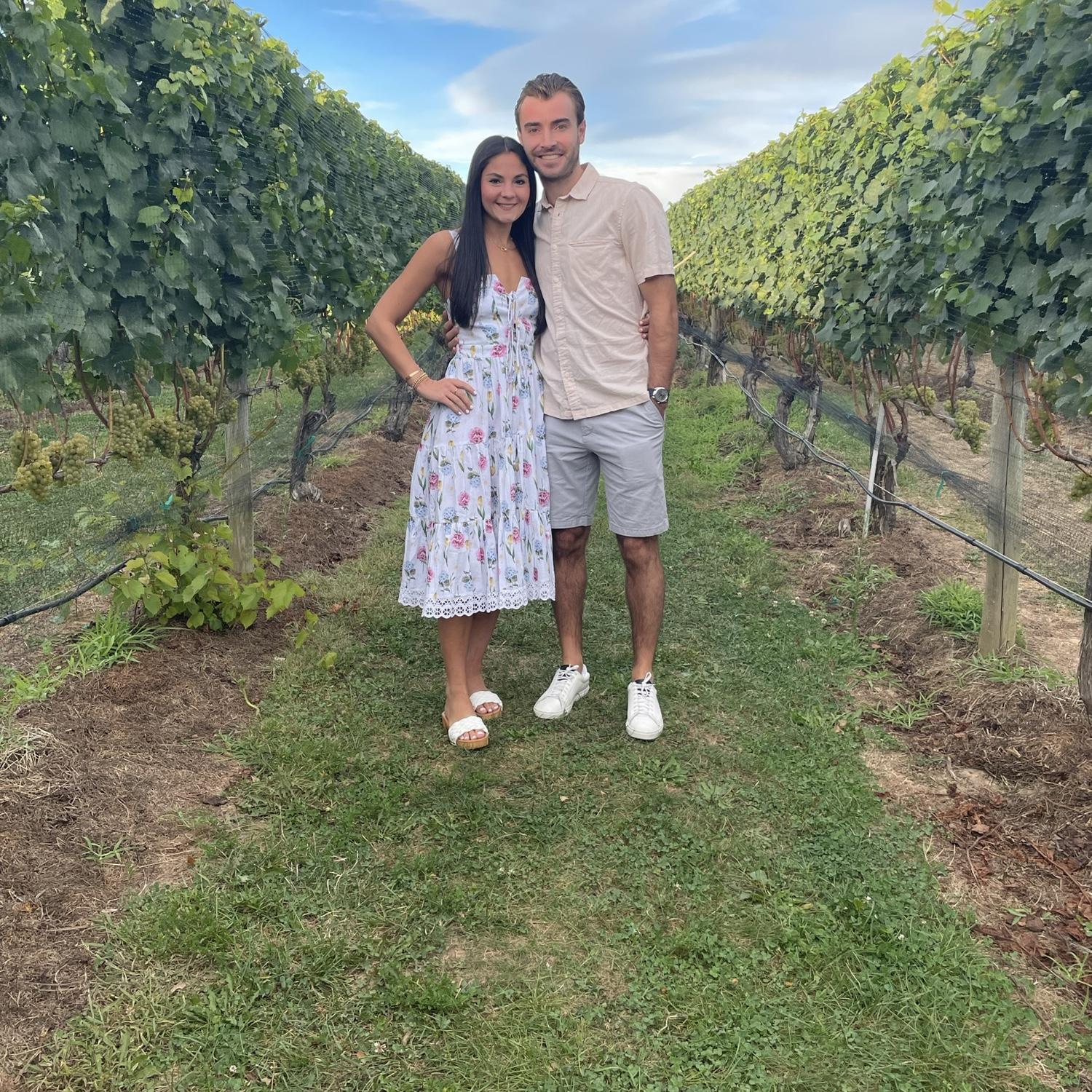 Wine tasting at Wolffer Estate Vineyard, September 2022