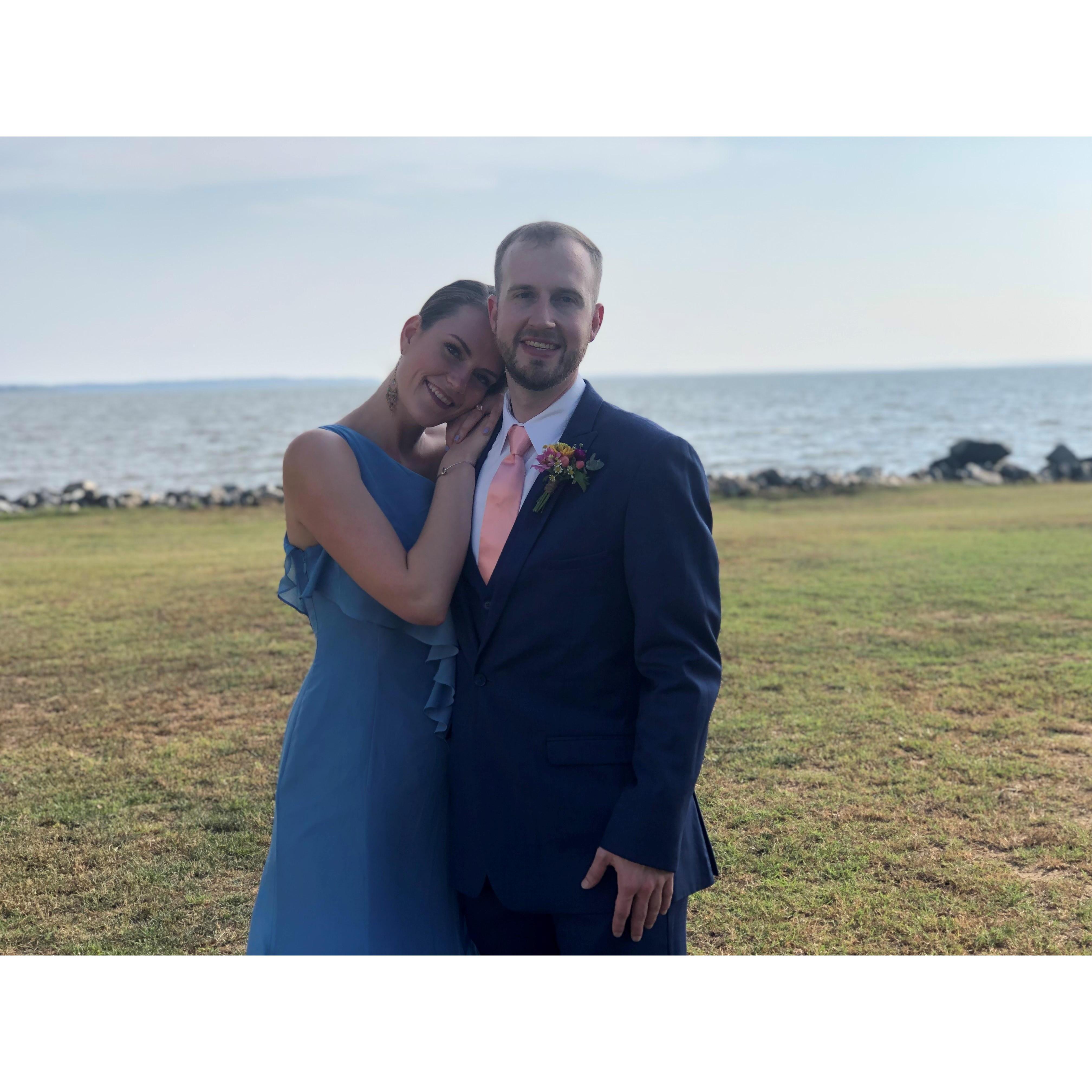 Aj & Heather's wedding, Danny gave an amazing best man speech, September 2019.