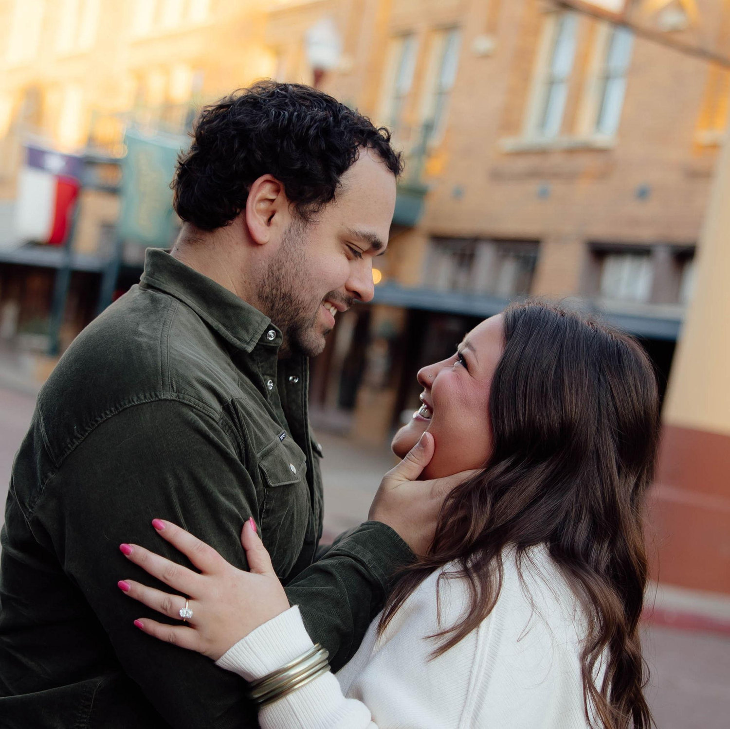 Engagement pictures in the Fort Worth Stockyards!