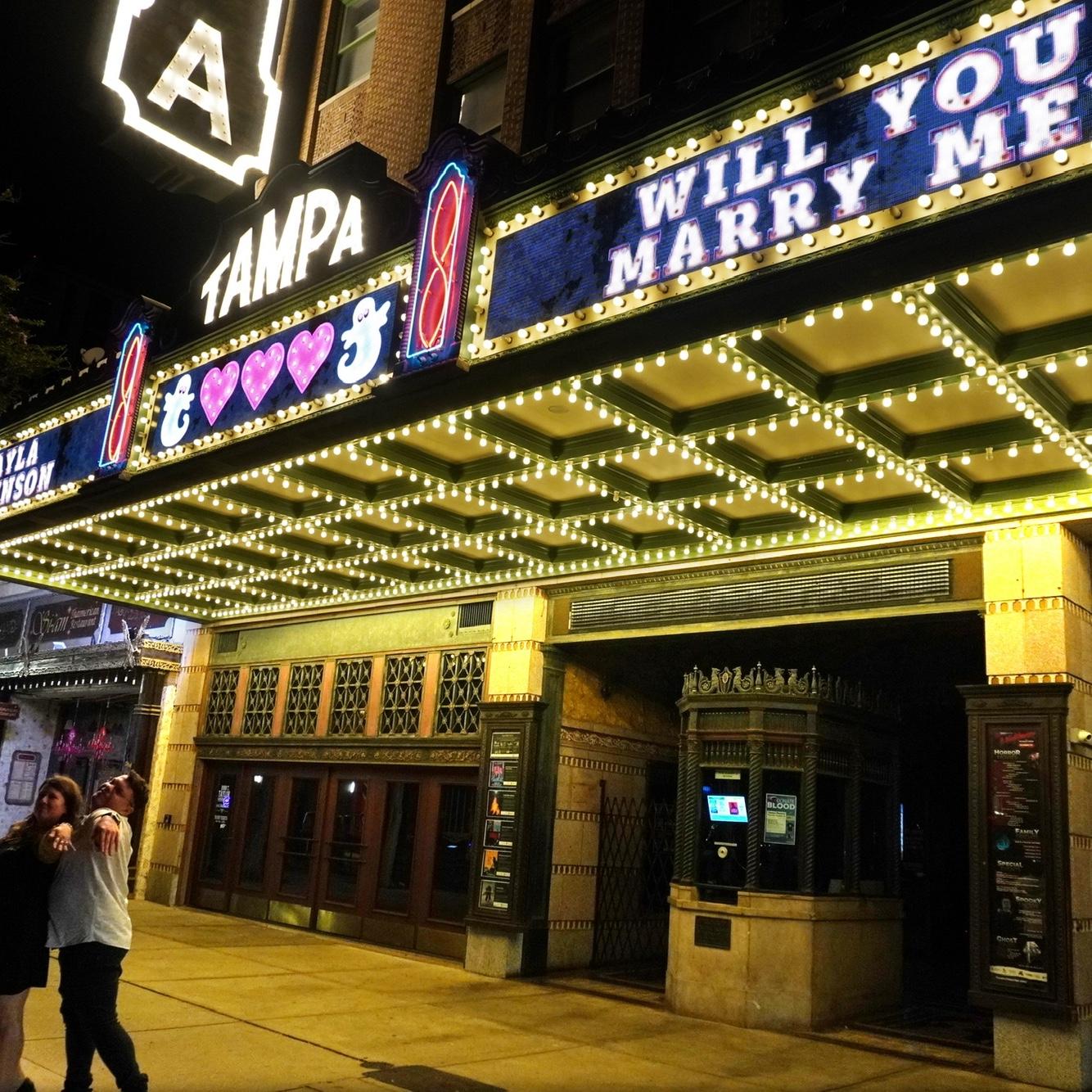 The night we got engaged