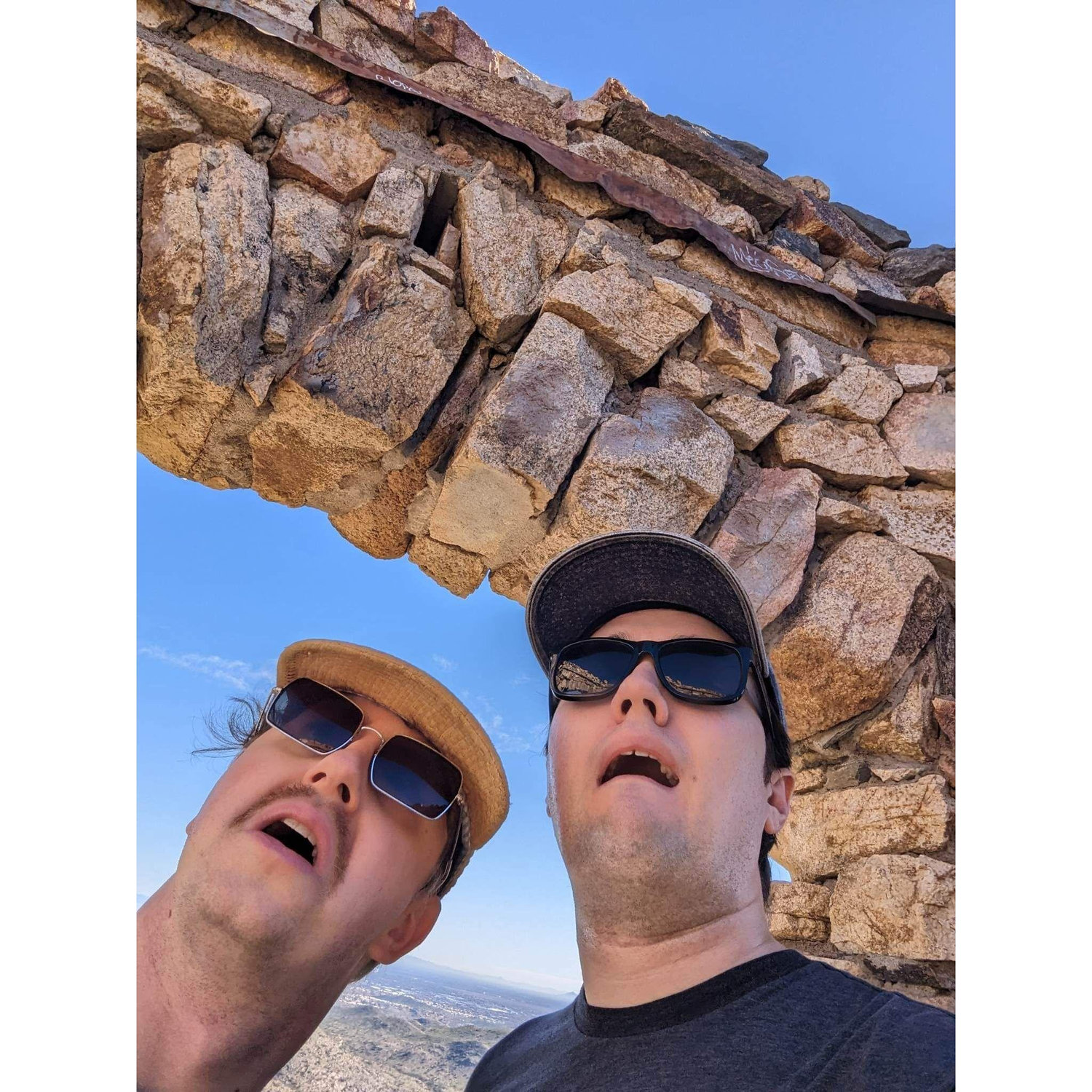 We really don't know what we're supposed to with our faces in photos