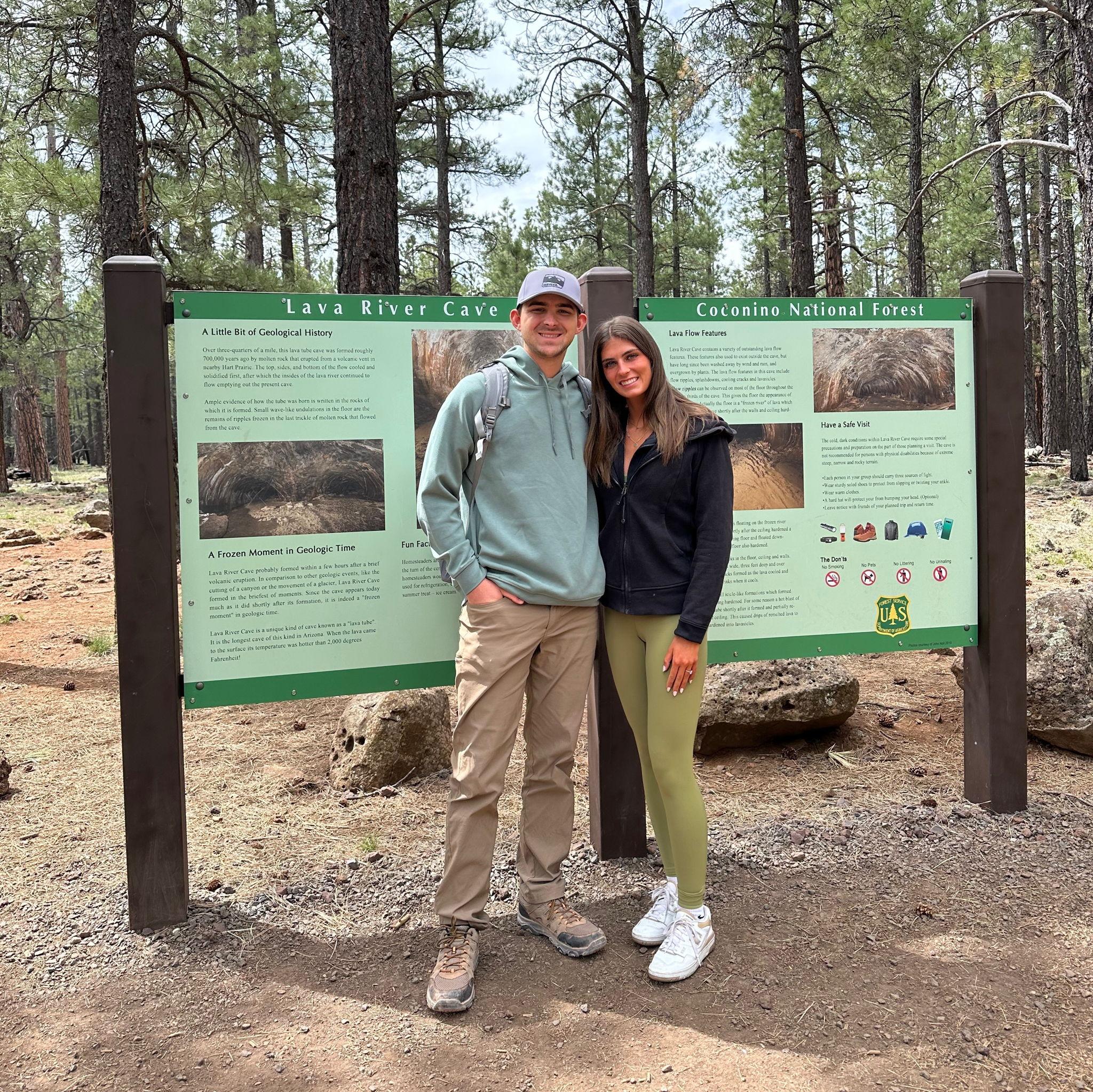 May 2025: First time in Flagstaff, Arizona -hiking the lava tubes!
