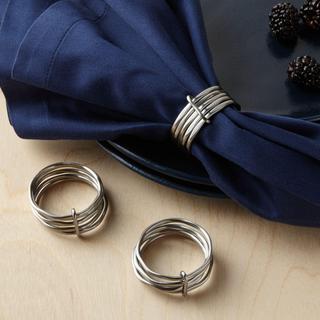 5-Ring Napkin Ring, Set of 4