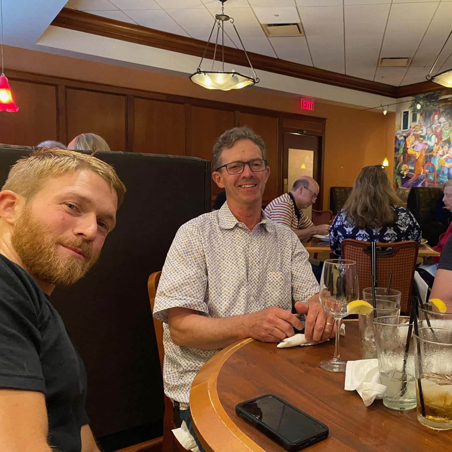 Kyle and his dad Rob