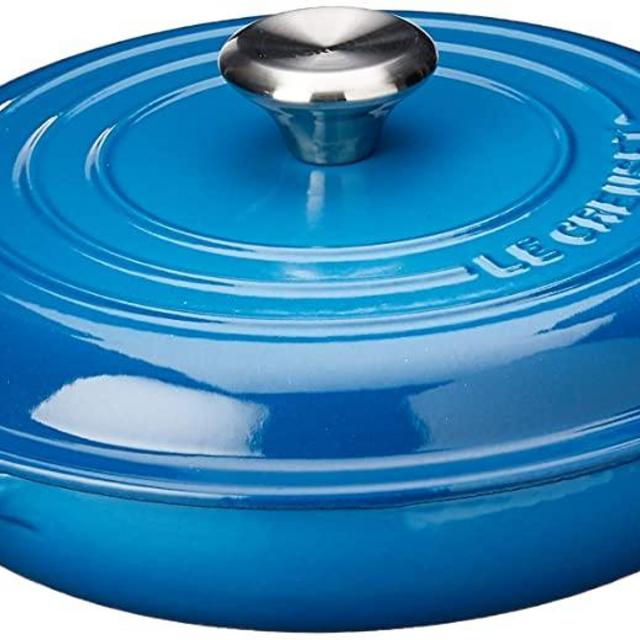 Le Creuset Enameled Cast Iron Signature Braiser, 1.5 qt., Marseille