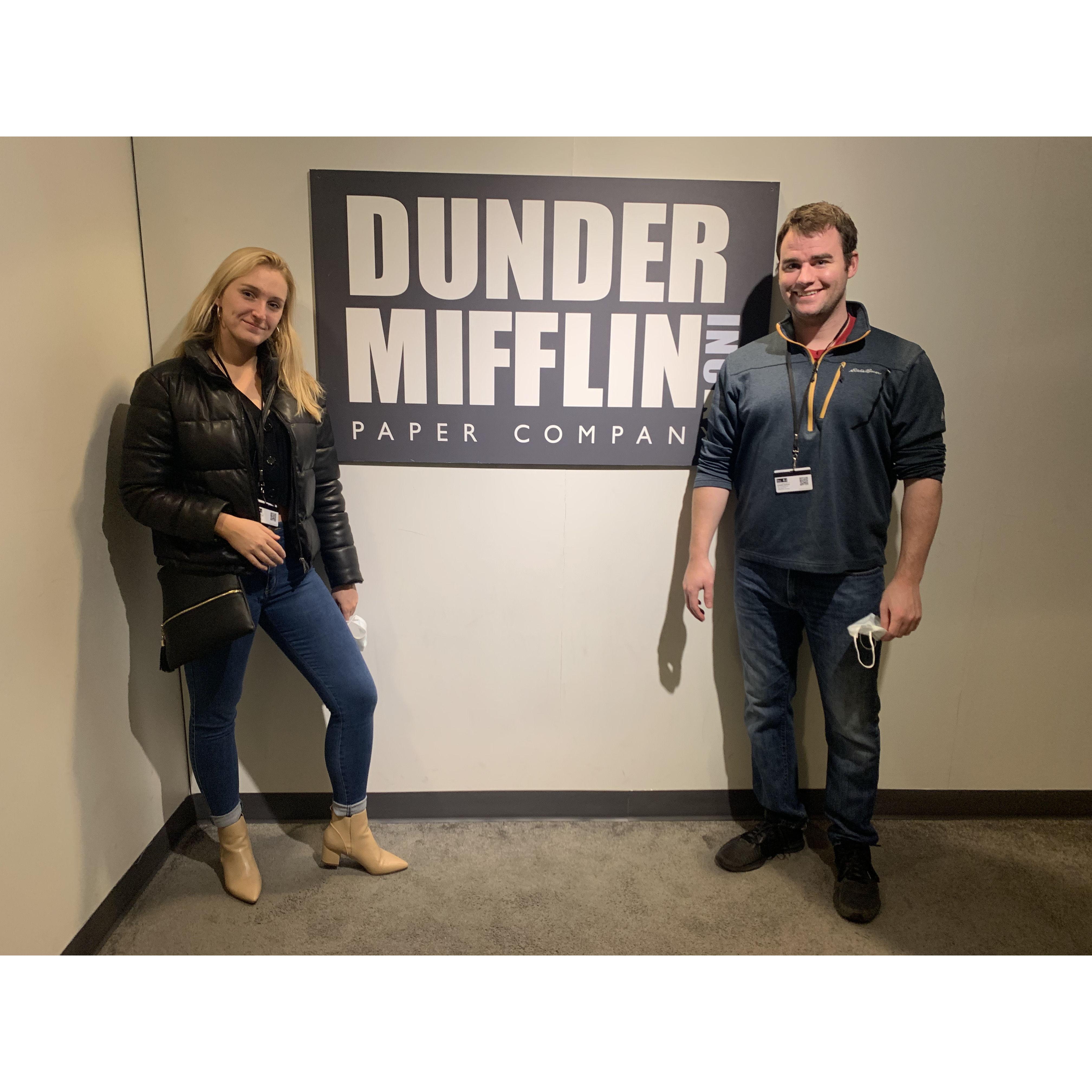 Just on one of our adventures to 'The Office' pop-up in Chicago