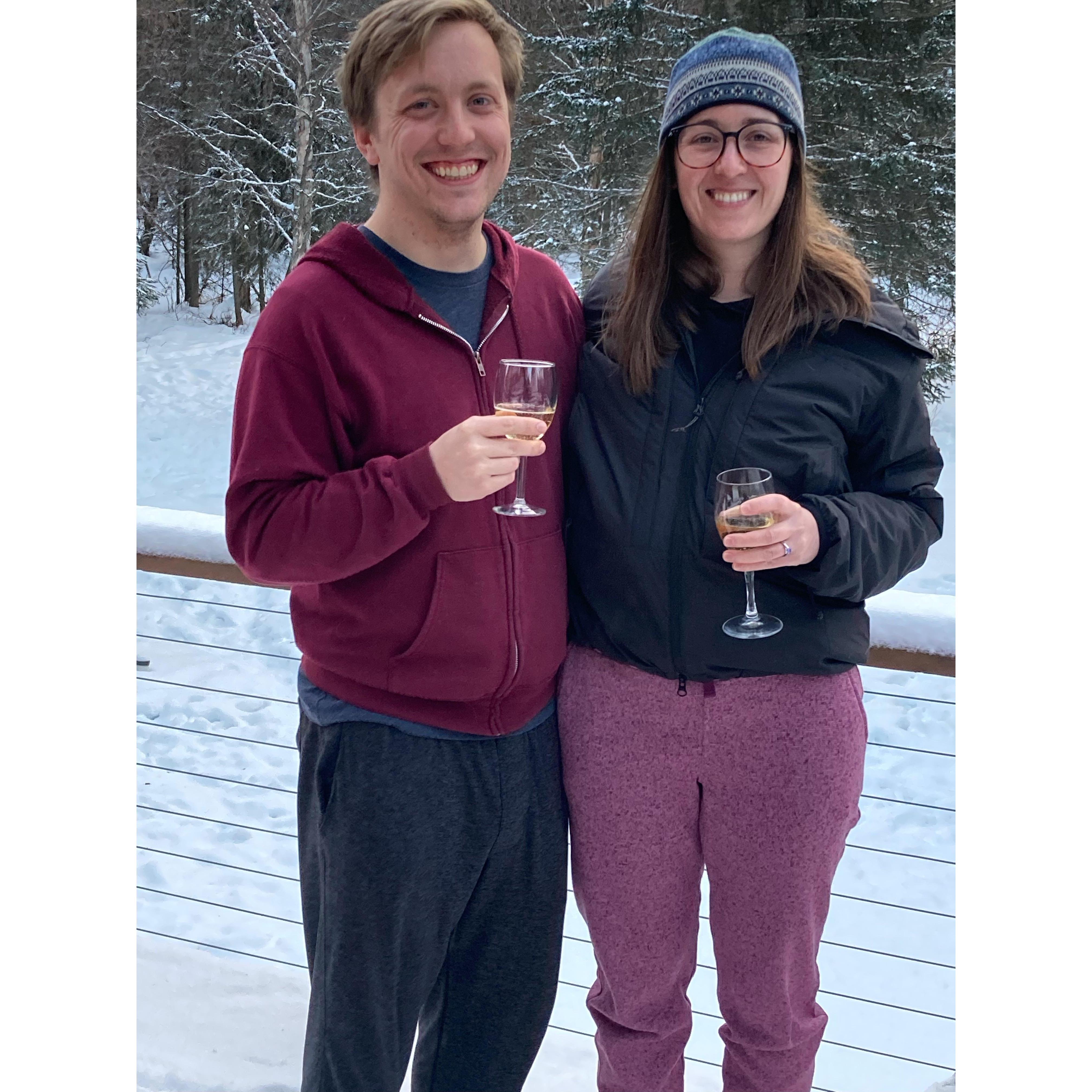 Post-engagement celebrations