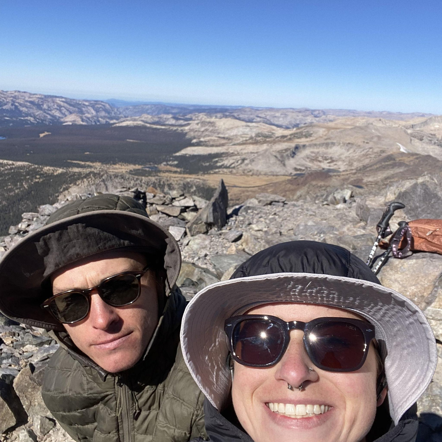 Mt. Dana summit: 13,061'
