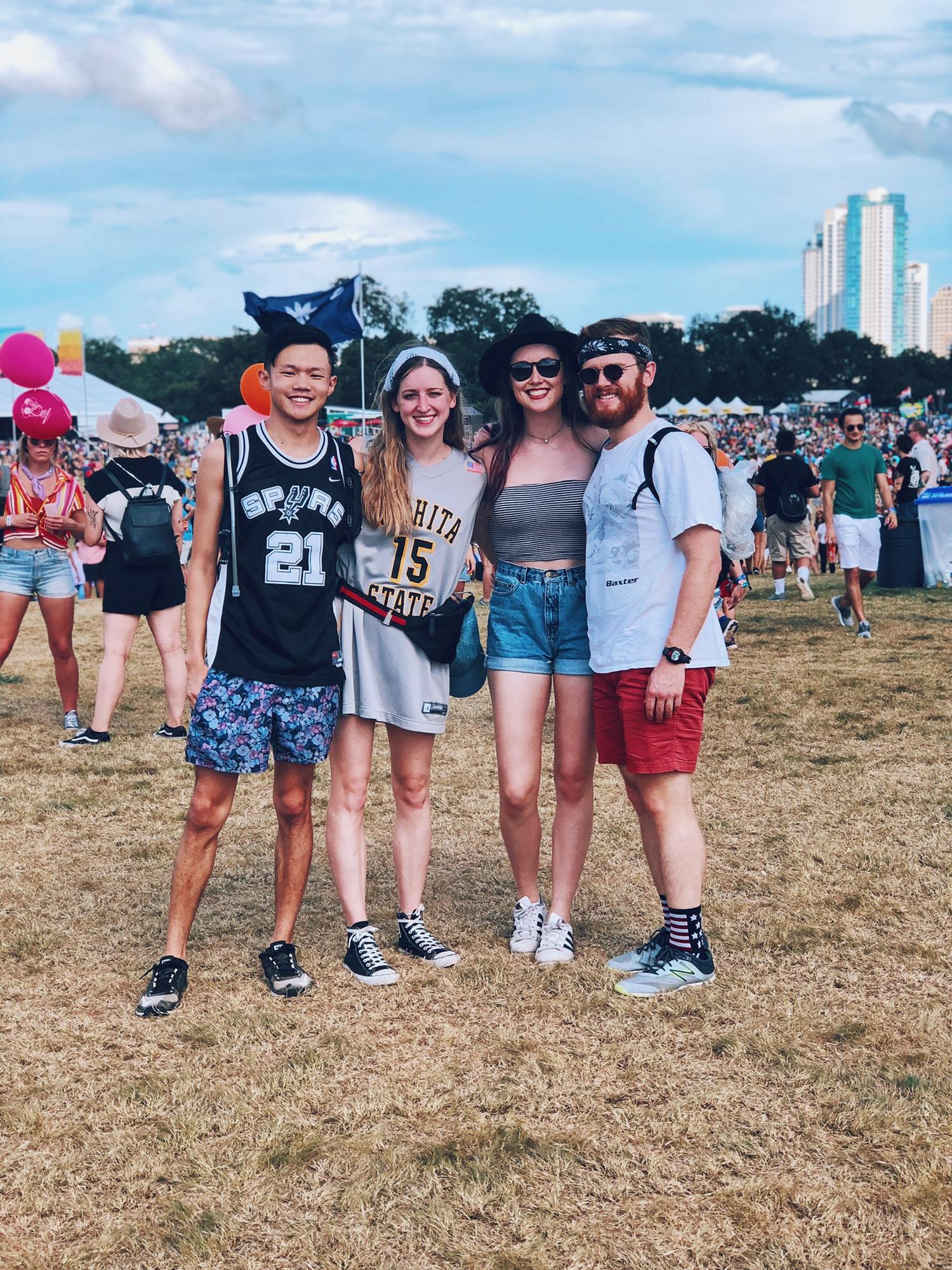 With two of our fav people (Kate and Leonard) at Austin City Limits music fest!