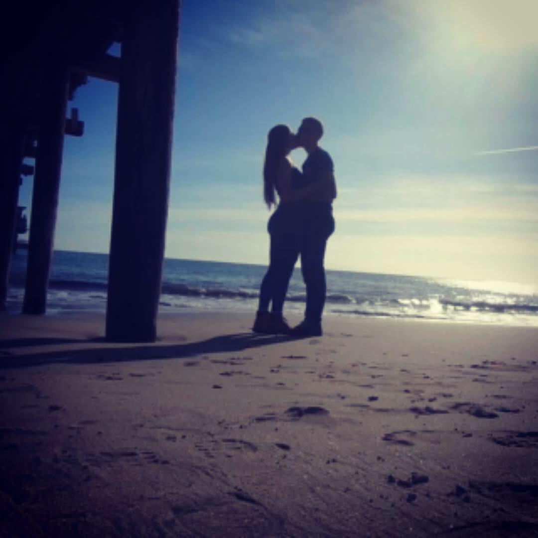 A kiss after I said yes