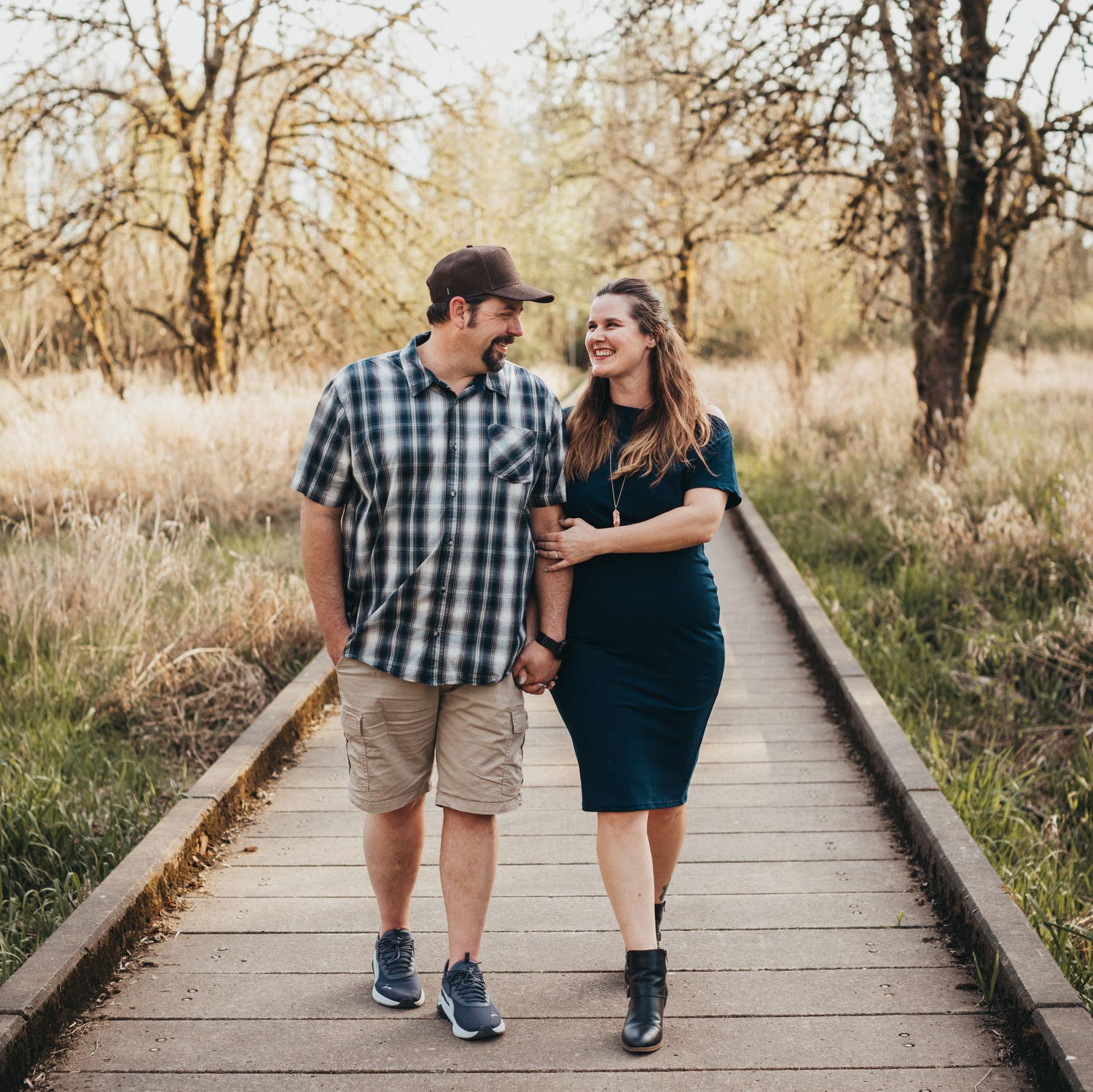 Either laughing hysterically or RBF. Britney, we absolutely love our engagement photos.