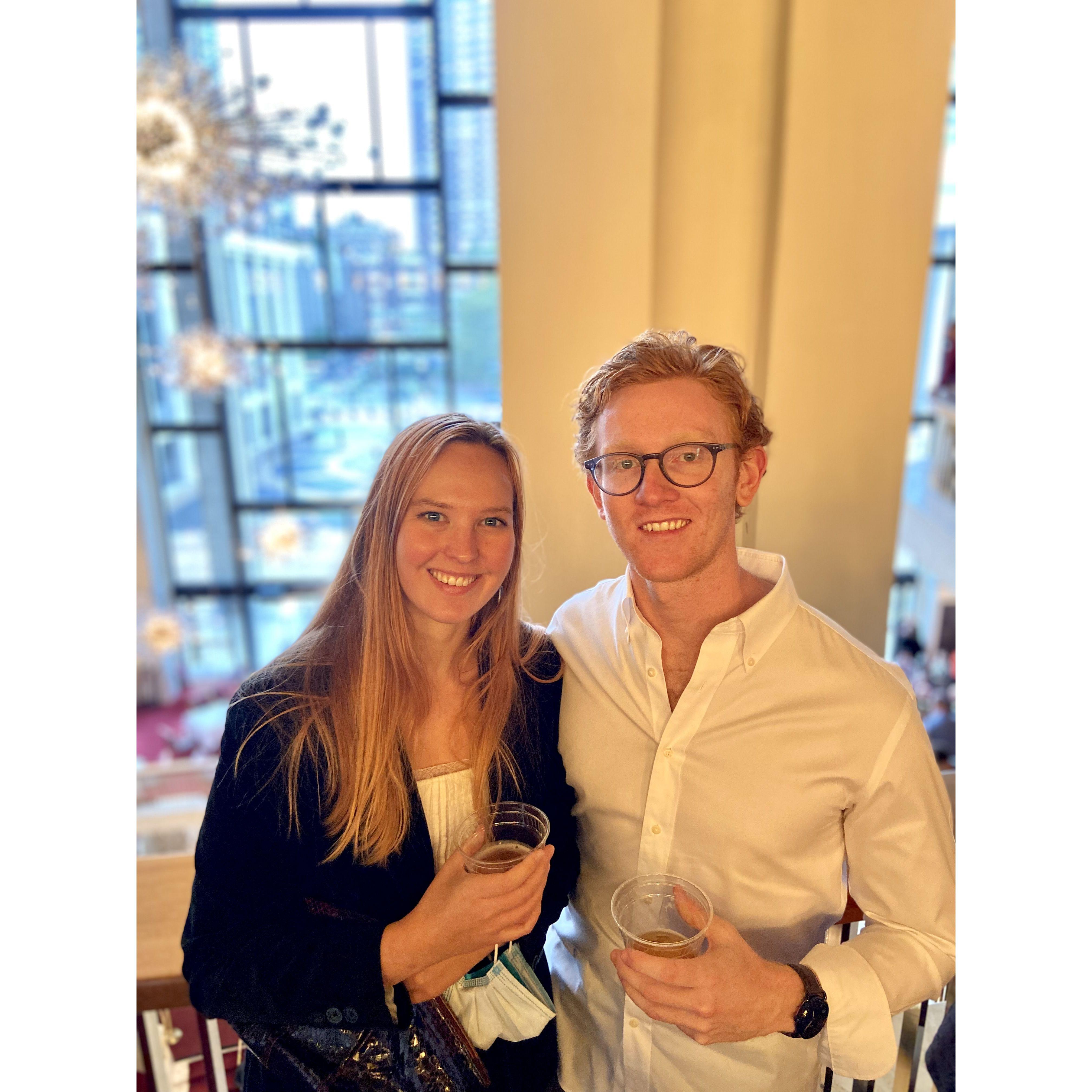 Catching a show at the Met Opera in NYC