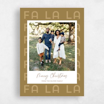 Dijon, Yellow Holiday Card - Clarence