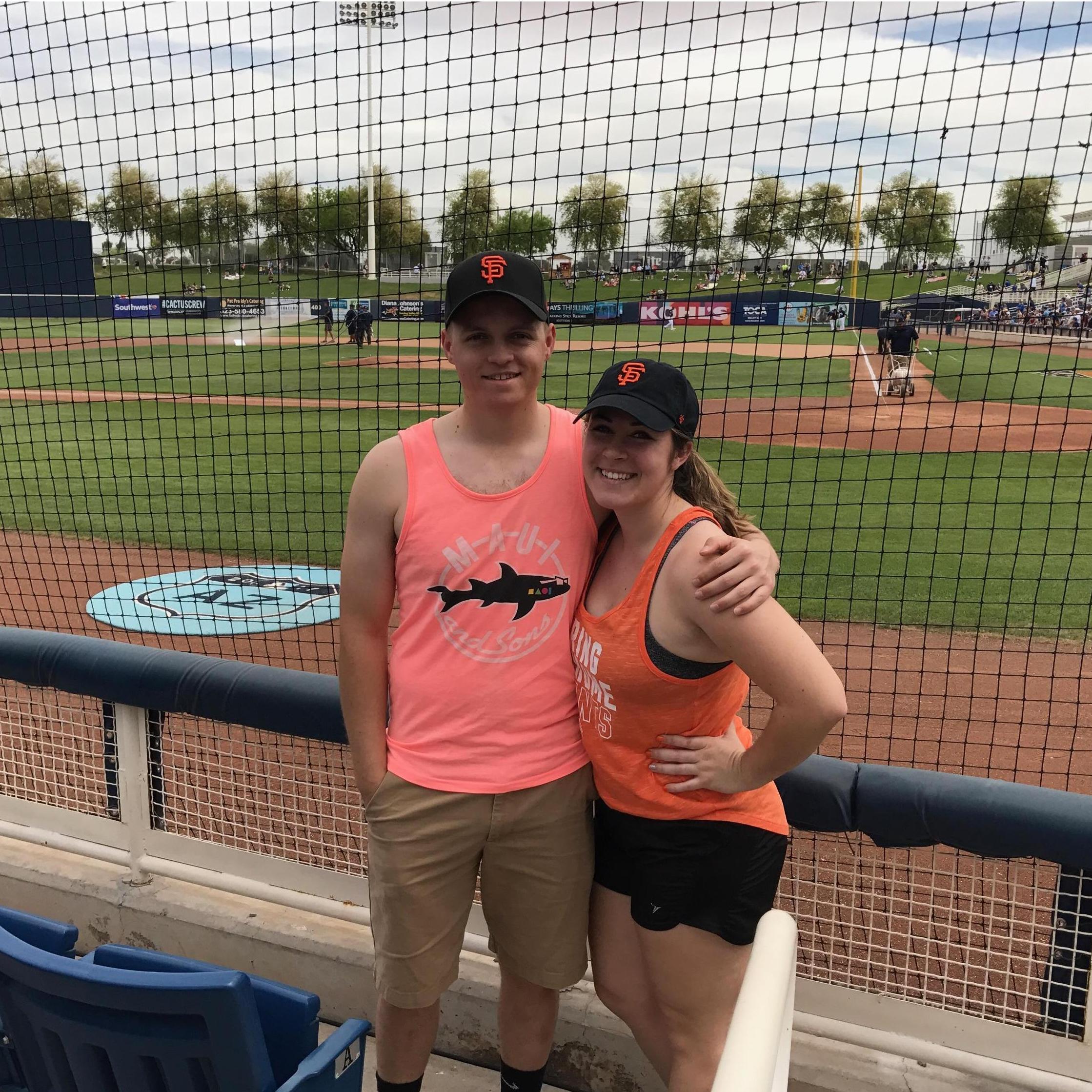 In 2017, Matt and Riley took a trip down to Phoenix, AZ to watch the Giants during Spring Training.