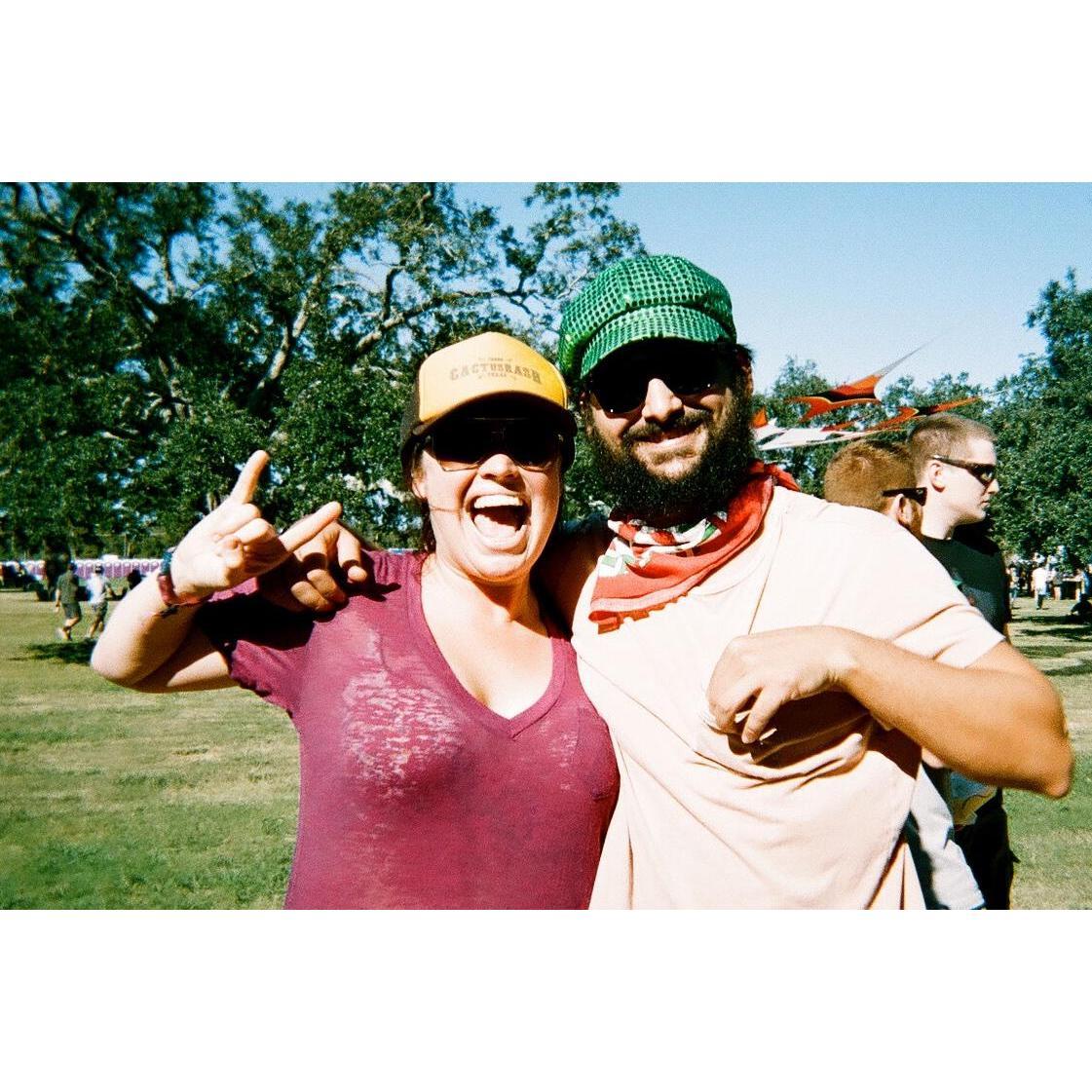 Their first trip to New Orleans for Voodoo Festival!