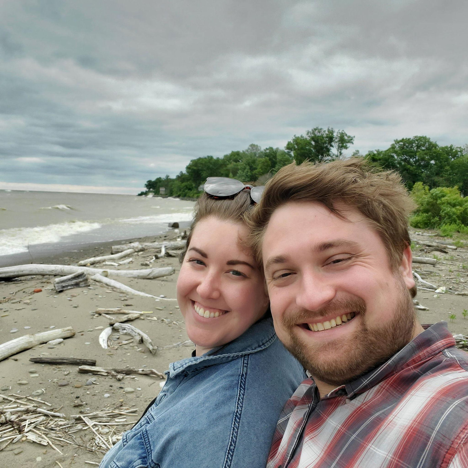 Kevin's first trip to Lake Erie, and first trip to meet Emily's entire family