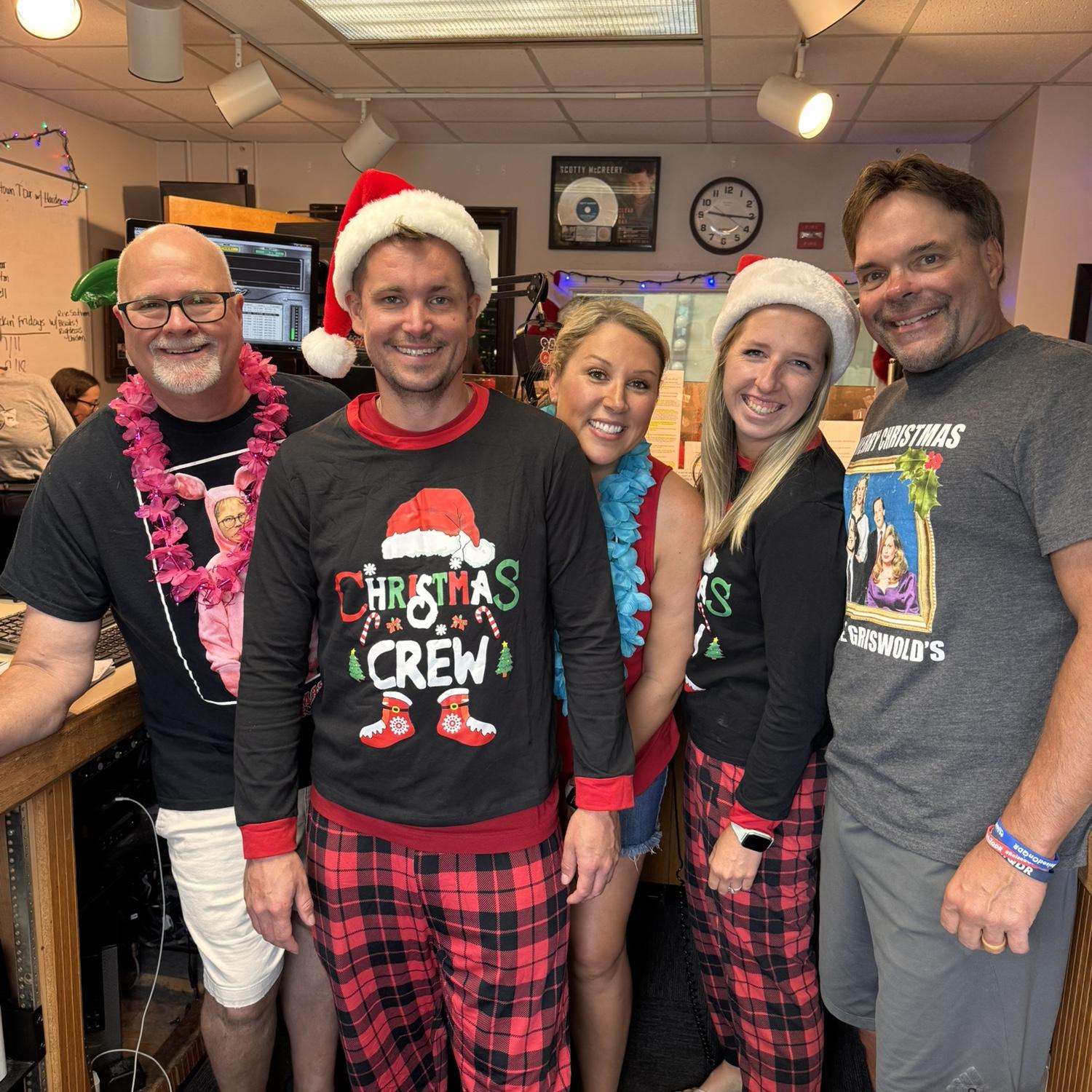 Visiting the country radio station in Raleigh—94.7 QDR