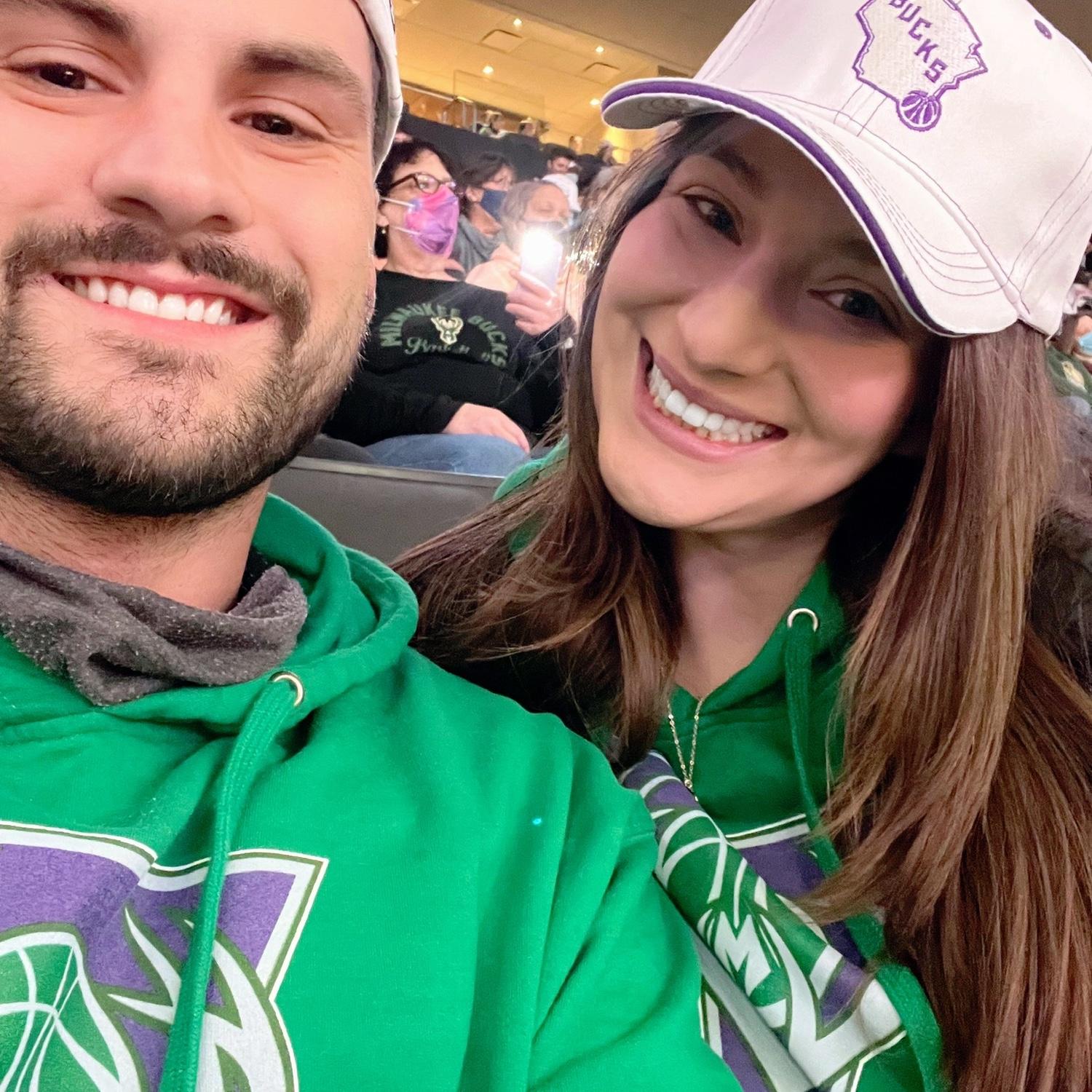 2022: Go Bucks! 

So many of our first dates were at Bucks games, it feels right to keep the tradition going every season.