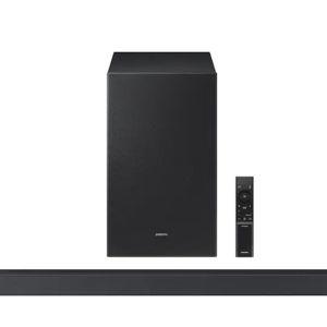 Samsung - HW-S700D 3.1 Channel S-Series Soundbar with Wireless Subwoofer, Dolby Atmos and Q-Symphony - Titan Black