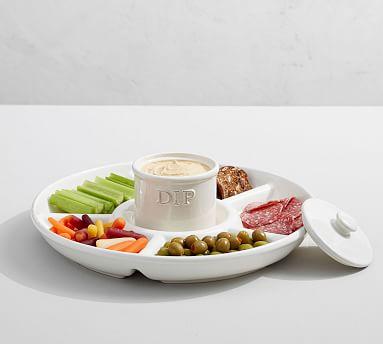 Rhodes Ceramic Chip & Dip (Pottery Barn)