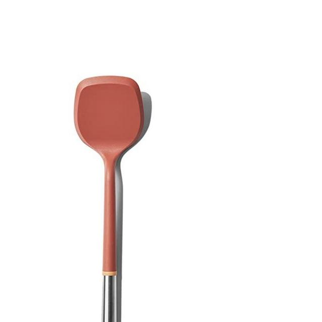 Material, The Soft-Edge Turner Spatula For Flipping, Folding, Mixing & Scraping, BPA-Free Silicone, Dishwasher-Safe, Terracotta, Material Kitchen