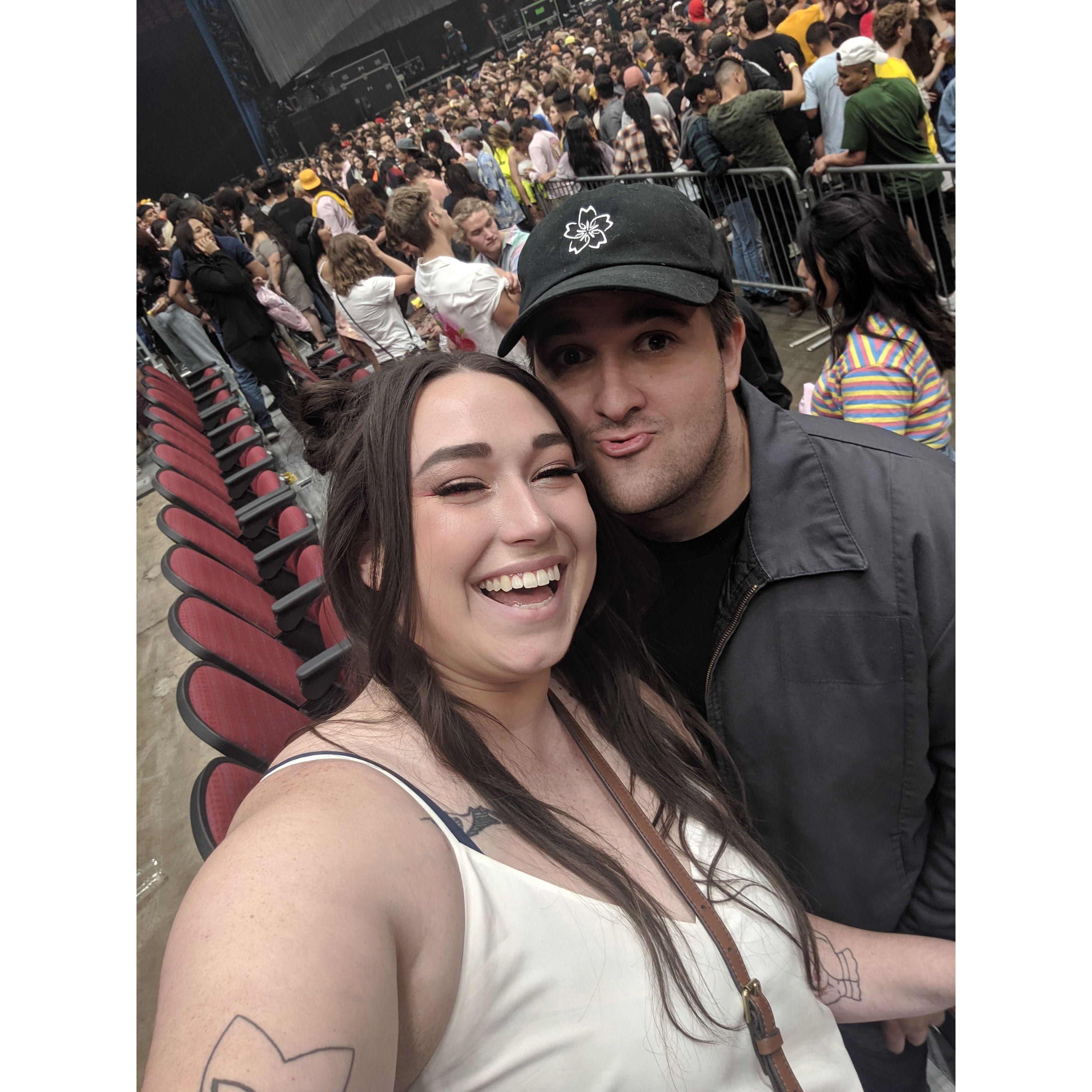 October 2019- Jackie and Bryan went to the Tyler, the Creator concert in Phoenix. They love going to concerts and listening to music together and have traveled to San Diego and Colorado for shows!