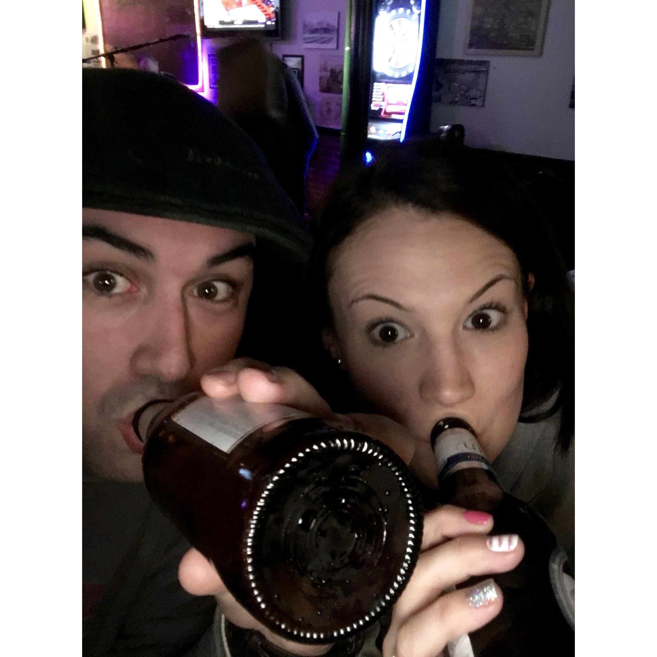 Our first picture together.
