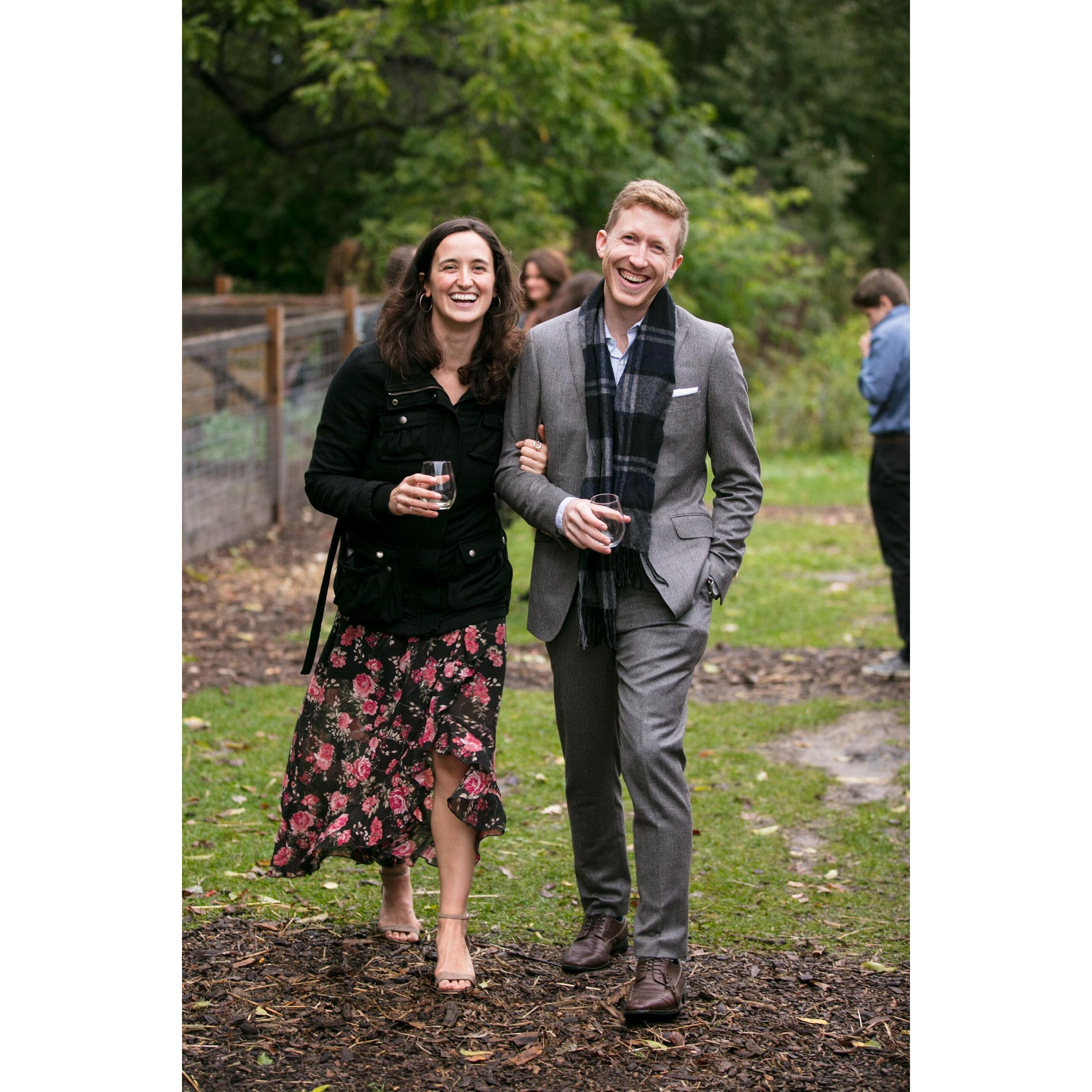 This photo was actually taken at Gibbs Farm in 2019, at the wedding of our good friends Jane and Chris Gorder!