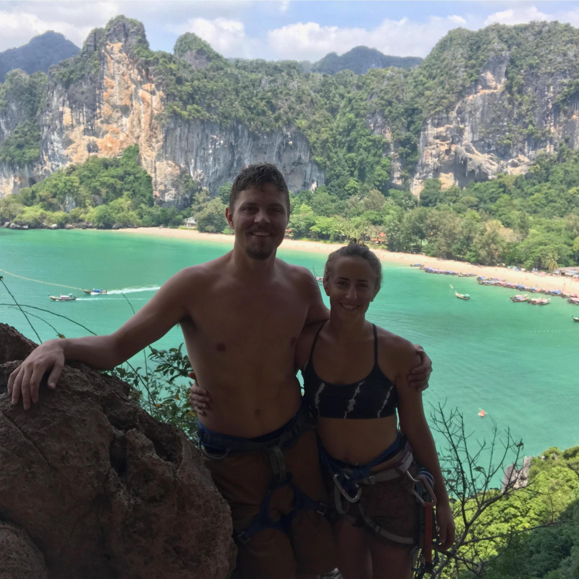 Rock climbing in Thailand 2017