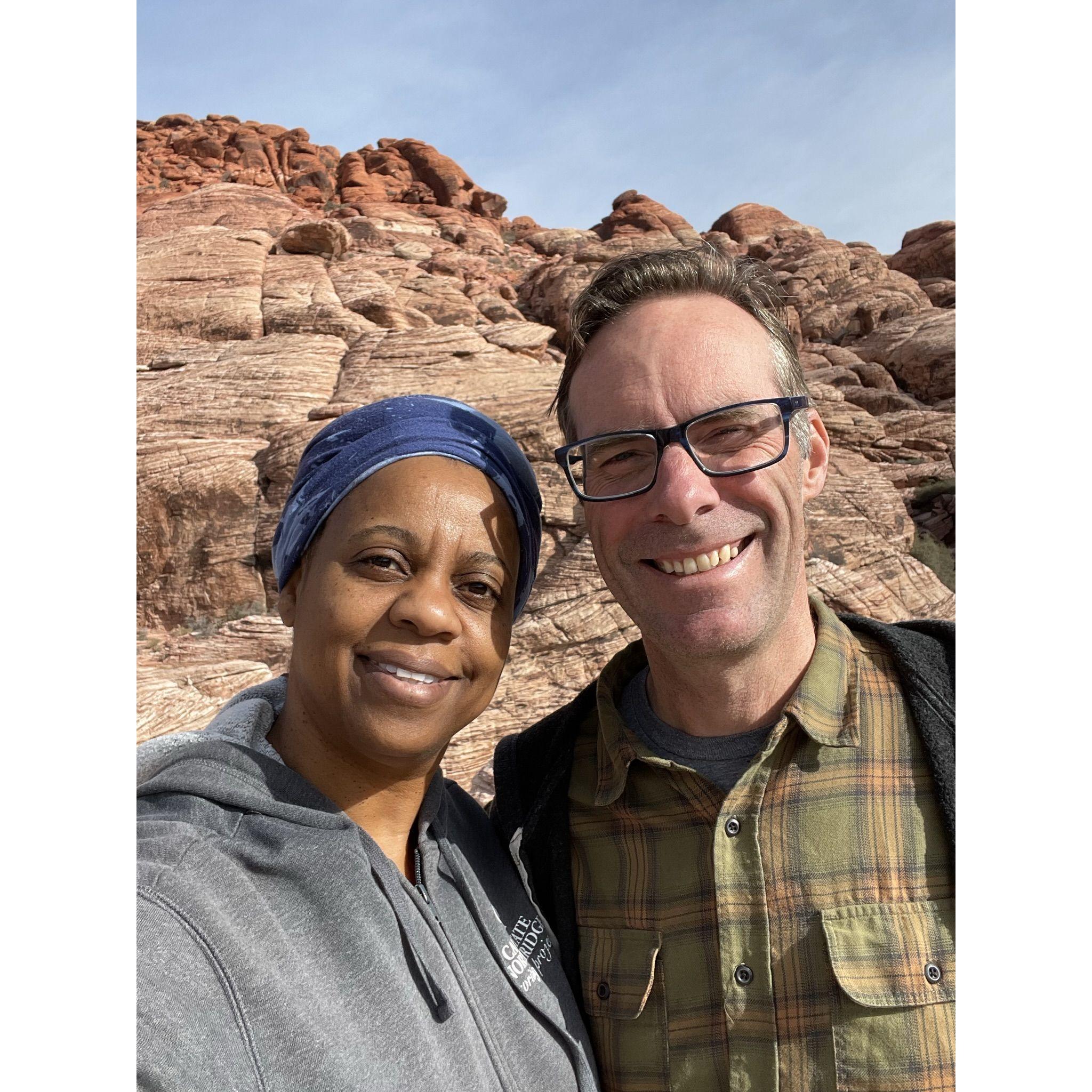 At Red Rock Canyon, Las Vegas, NV 2022