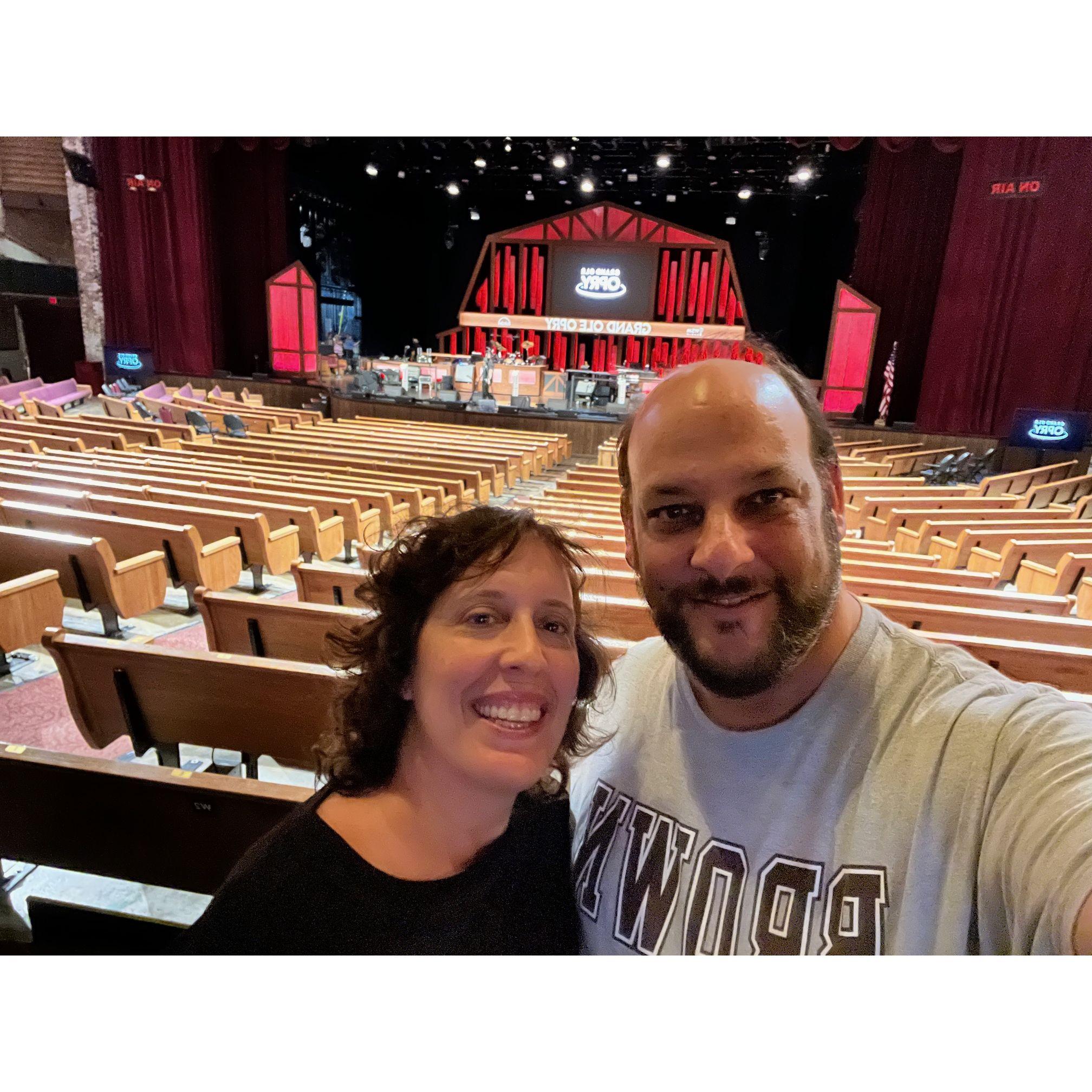 The Grand Ole Opry...Nashville.  August 2022