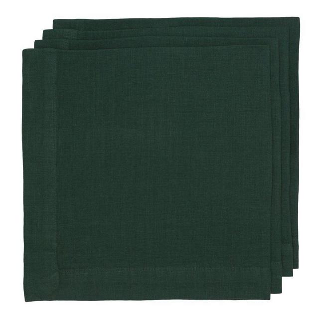 HG Fir Hand-dyed Linen Napkin, 22"