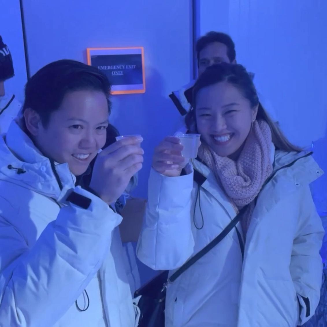 12/21/22 - First holiday event together at Enchant Christmas, the world's largest holiday-themed light event! 2022 was also the first year it came to San Jose at PayPal Park!