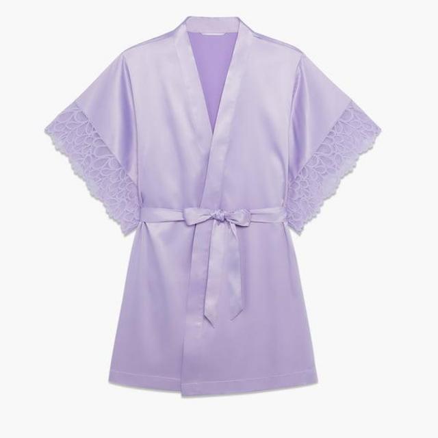 Savage Not Sorry Satin Short Robe