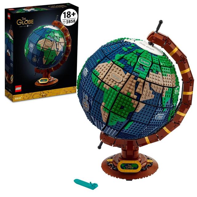 LEGO Ideas The Globe 21332 Building Set; Build-and-Display Model