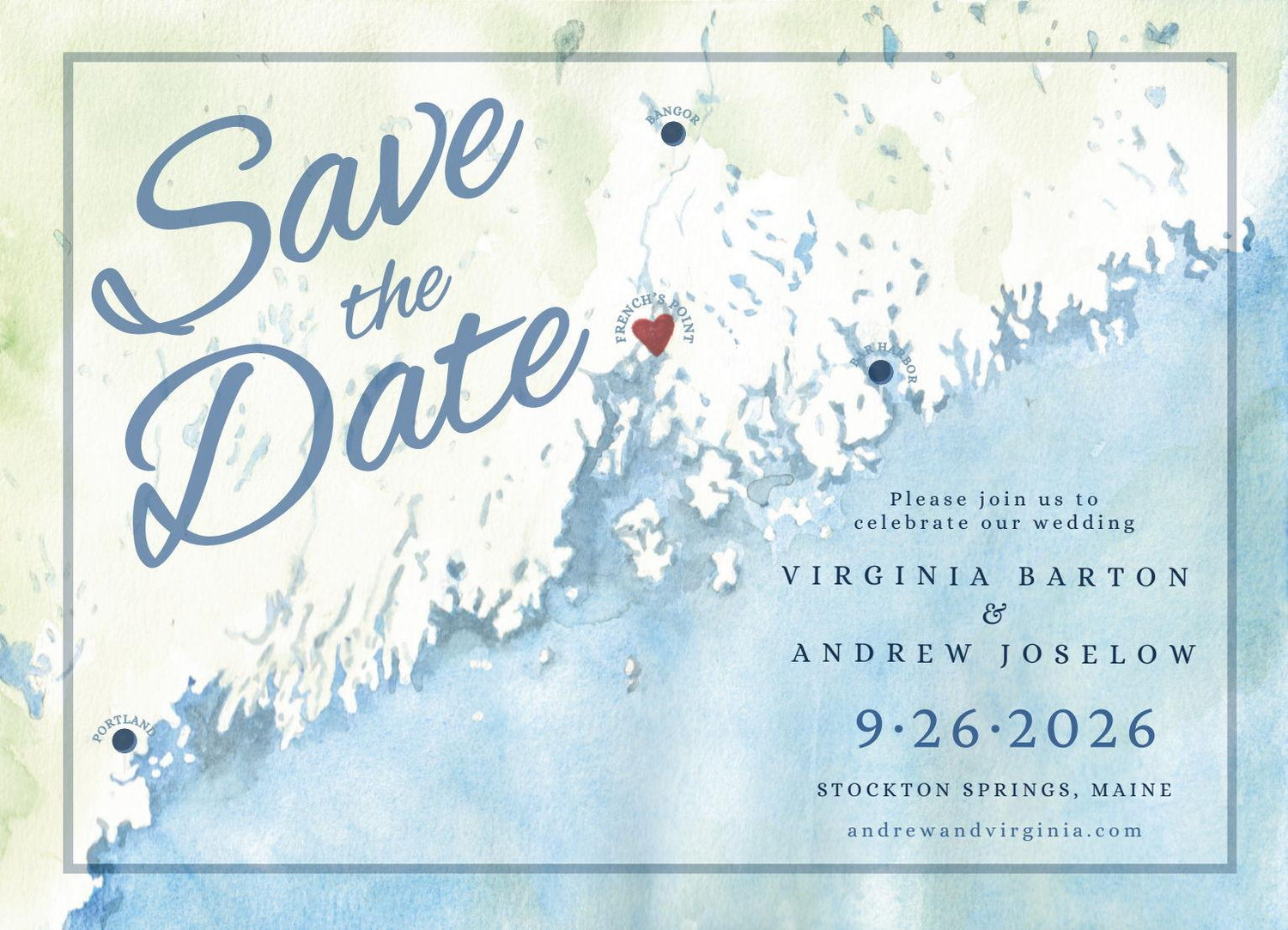 The Wedding Website of Virginia Barton and Andrew Joselow