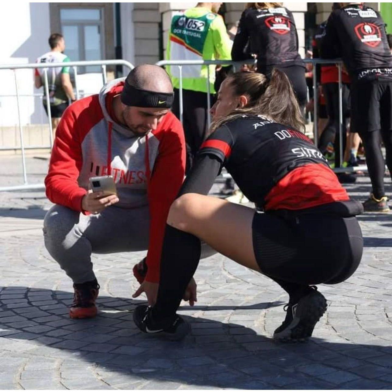 Ter o Diogo como treinador, sendo um casal, nem sempre é fácil, mas o lado bom é que o apoio é a dobrar