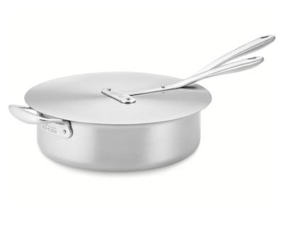 All-Clad TK™ Copper Core Sauteuse with Universal Lid, 5 Qt.