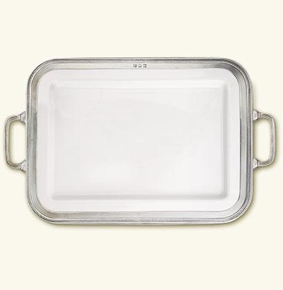 Luisa Rectangle Platter Large w/Handles