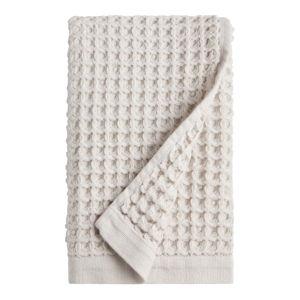 Light Gray Cotton Waffle Weave Hand Towel