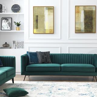 Vandam 3-Seat Velvet Sofa