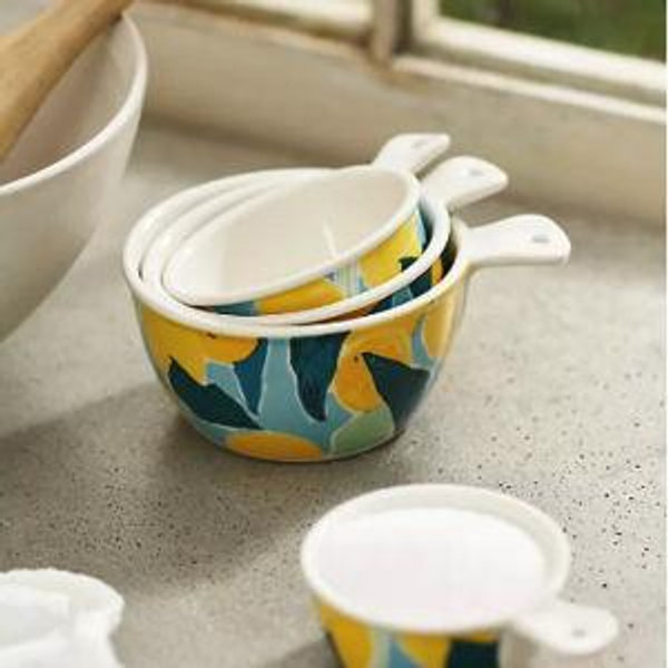 Citrus Grove Stoneware Measuring Cups